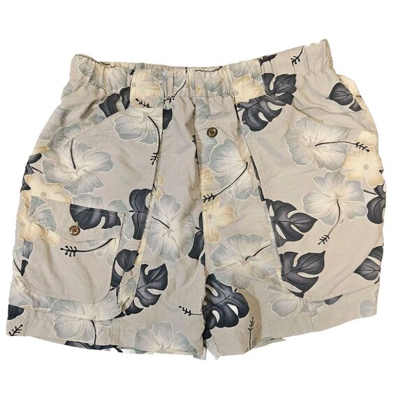 Tommy Bahama Men Swim Trunk LARGE Tropical Floral Swimwear Bathing Suit - Picture 1 of 11